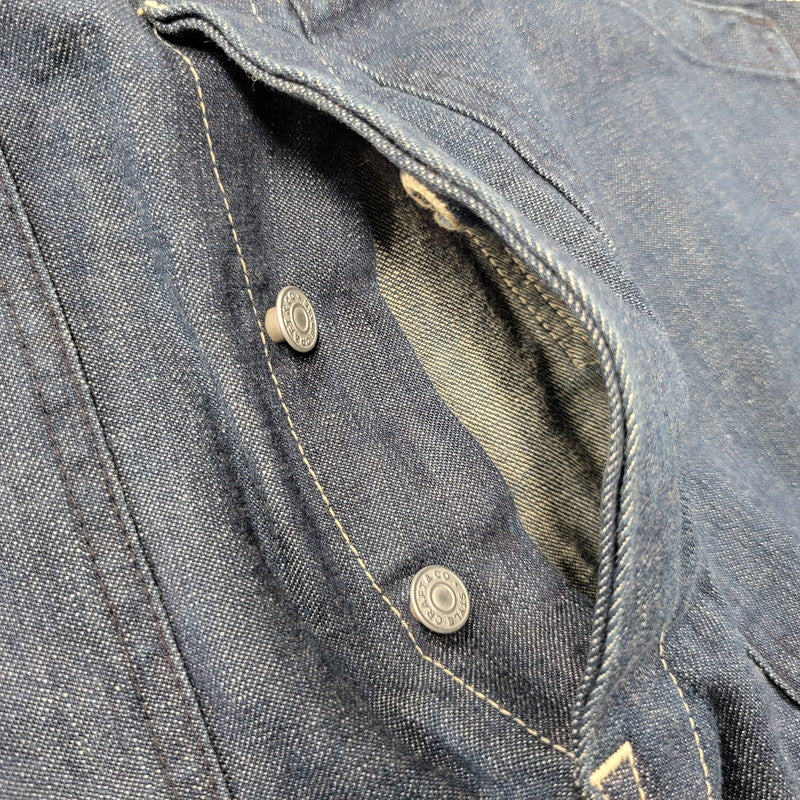 【中古品】【メンズ】 EVISU エヴィス ビックカモメ PAINT DOUBLEKNEE DENIM OVERALL ペイント ダブルニー デニム オーバーオール 145-260916-ya-10-izu サイズ：30 カラー：インディゴ 万代Net店