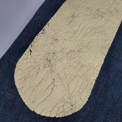 【中古品】【メンズ】 EVISU エヴィス ビックカモメ PAINT DOUBLEKNEE DENIM OVERALL ペイント ダブルニー デニム オーバーオール 145-260916-ya-10-izu サイズ：30 カラー：インディゴ 万代Net店