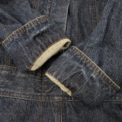 【中古品】【レディース】 EVISU DONNA エヴィス ドンナ カモメ PAINT DENIM ALL-IN-ONE ペイント デニム オールイオンワン 168-260916-ya-11-izu サイズ：US S カラー：インディゴ 万代Net店
