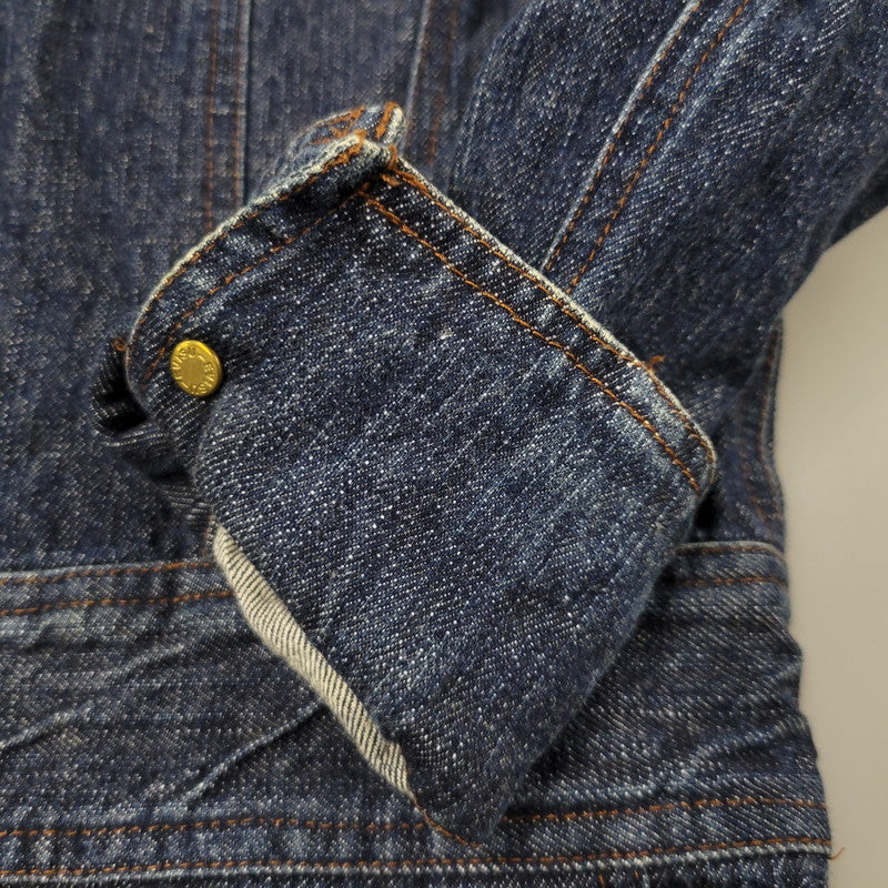 【中古品】【レディース】 EVISU DONNA エヴィス ドンナ カモメ PAINT DENIM ALL-IN-ONE ペイント デニム オールイオンワン 168-260916-ya-11-izu サイズ：US S カラー：インディゴ 万代Net店