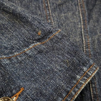 【中古品】【レディース】 EVISU DONNA エヴィス ドンナ カモメ PAINT DENIM ALL-IN-ONE ペイント デニム オールイオンワン 168-260916-ya-11-izu サイズ：US S カラー：インディゴ 万代Net店