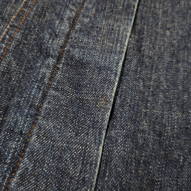 【中古品】【レディース】 EVISU DONNA エヴィス ドンナ カモメ PAINT DENIM ALL-IN-ONE ペイント デニム オールイオンワン 168-260916-ya-11-izu サイズ：US S カラー：インディゴ 万代Net店