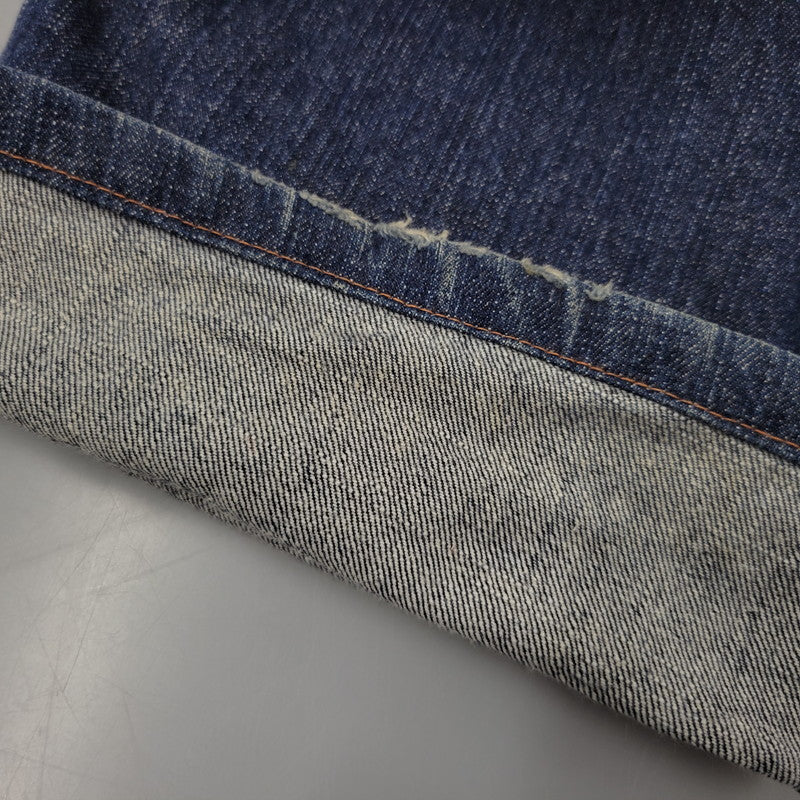 【中古品】【レディース】 EVISU DONNA エヴィス ドンナ カモメ PAINT DENIM ALL-IN-ONE ペイント デニム オールイオンワン 168-260916-ya-11-izu サイズ：US S カラー：インディゴ 万代Net店
