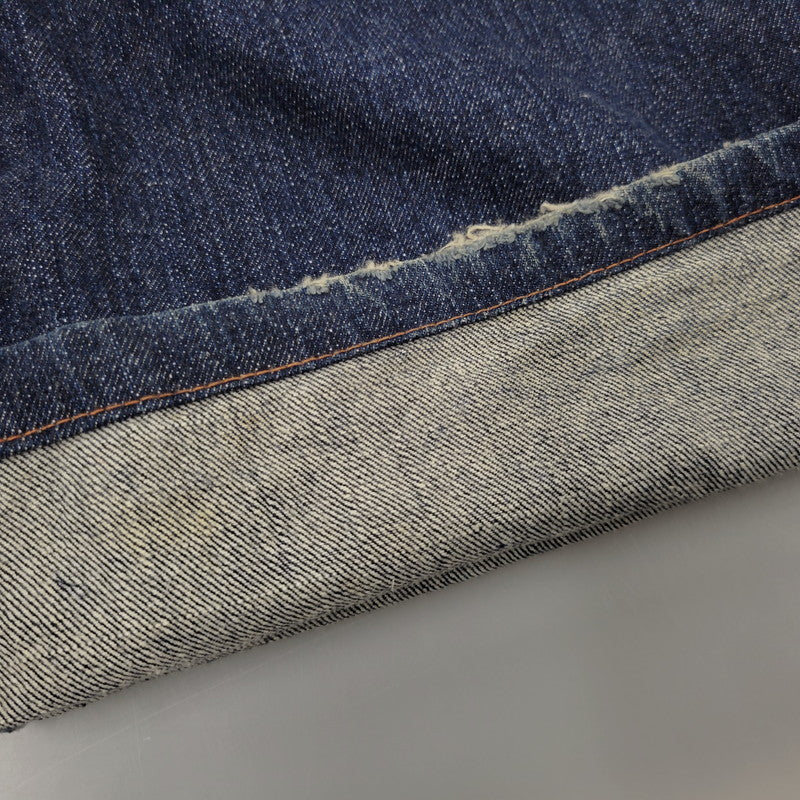 【中古品】【レディース】 EVISU DONNA エヴィス ドンナ カモメ PAINT DENIM ALL-IN-ONE ペイント デニム オールイオンワン 168-260916-ya-11-izu サイズ：US S カラー：インディゴ 万代Net店