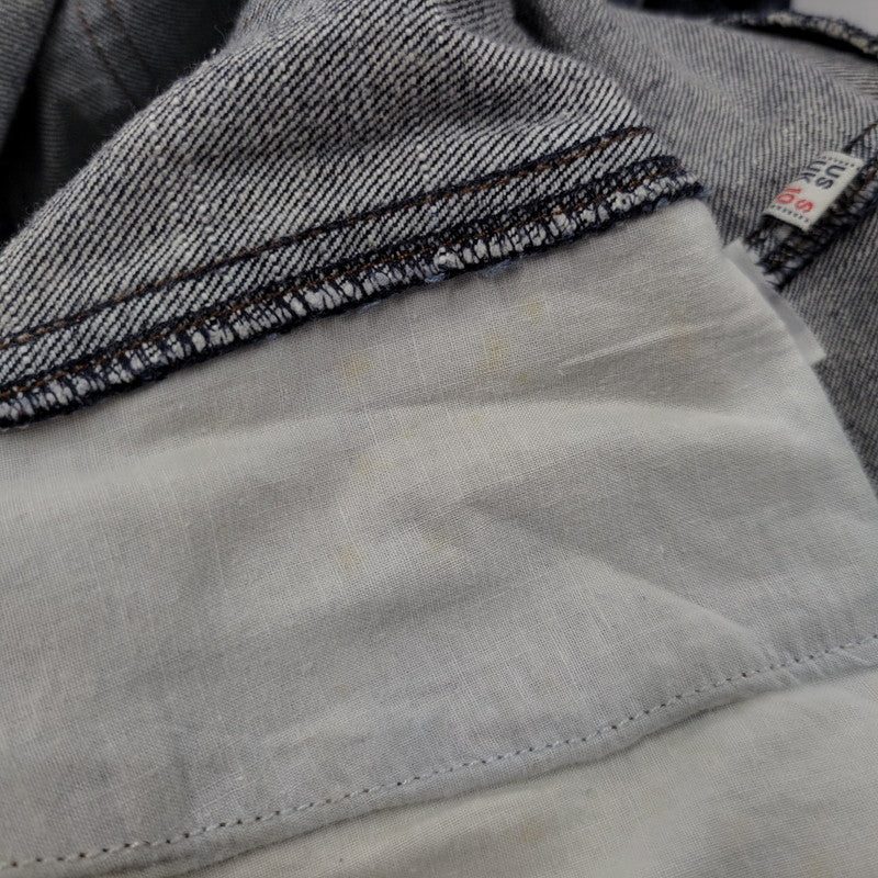 【中古品】【レディース】 EVISU DONNA エヴィス ドンナ カモメ PAINT DENIM ALL-IN-ONE ペイント デニム オールイオンワン 168-260916-ya-11-izu サイズ：US S カラー：インディゴ 万代Net店