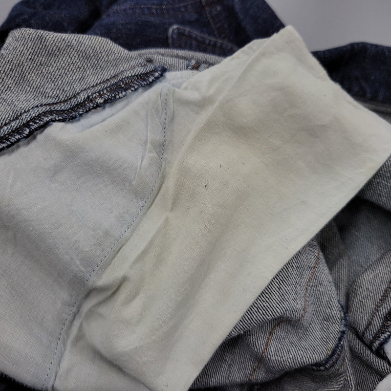 【中古品】【レディース】 EVISU DONNA エヴィス ドンナ カモメ PAINT DENIM ALL-IN-ONE ペイント デニム オールイオンワン 168-260916-ya-11-izu サイズ：US S カラー：インディゴ 万代Net店