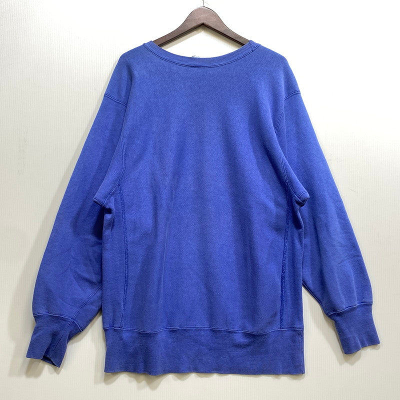 【現状渡し品】【メンズ】 CHAMPION チャンピオン USA製 90’S HOFSTR LACROSSE REVERSEWEAVE SWEATSHIRT ホフストラ ラクロス リバースウィーブ スウェットシャツ トップス 長袖 146-260915-ya-15-izu サイズ：XL カラー：ブルー 万代Net店