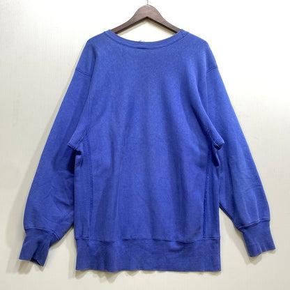【現状渡し品】【メンズ】 CHAMPION チャンピオン USA製 90’S HOFSTR LACROSSE REVERSEWEAVE SWEATSHIRT ホフストラ ラクロス リバースウィーブ スウェットシャツ トップス 長袖 146-260915-ya-15-izu サイズ：XL カラー：ブルー 万代Net店