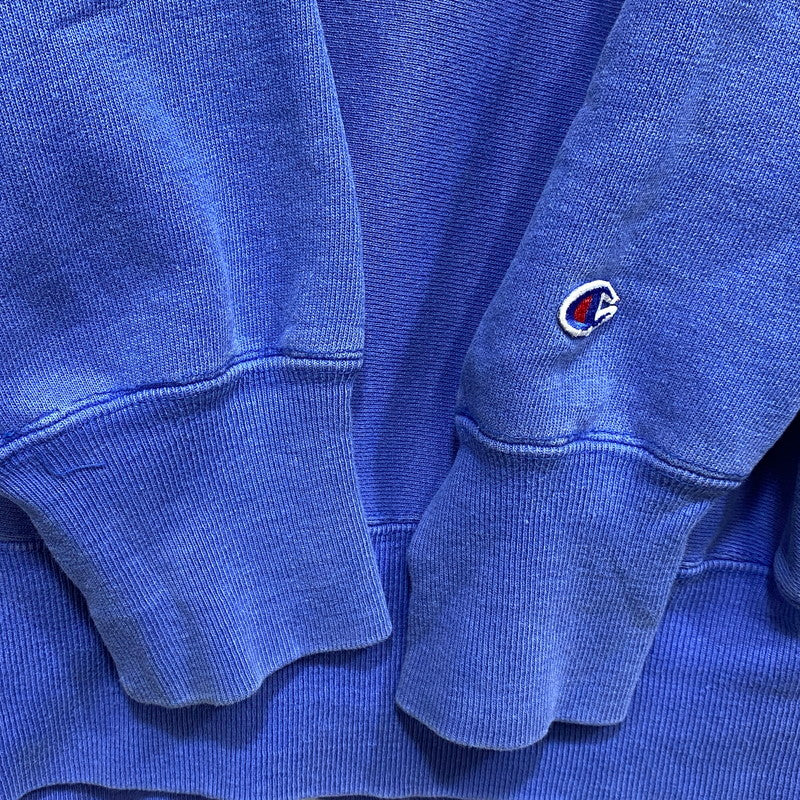 【現状渡し品】【メンズ】 CHAMPION チャンピオン USA製 90’S HOFSTR LACROSSE REVERSEWEAVE SWEATSHIRT ホフストラ ラクロス リバースウィーブ スウェットシャツ トップス 長袖 146-260915-ya-15-izu サイズ：XL カラー：ブルー 万代Net店