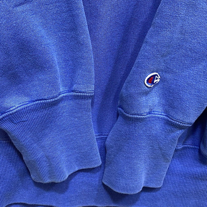 【現状渡し品】【メンズ】 CHAMPION チャンピオン USA製 90’S HOFSTR LACROSSE REVERSEWEAVE SWEATSHIRT ホフストラ ラクロス リバースウィーブ スウェットシャツ トップス 長袖 146-260915-ya-15-izu サイズ：XL カラー：ブルー 万代Net店