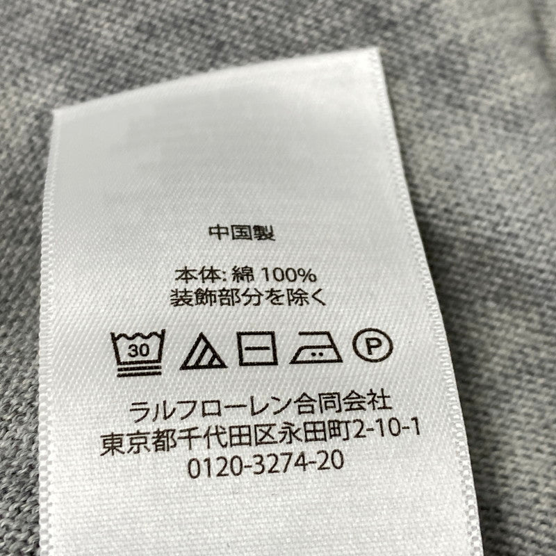 【中古美品】【メンズ】 POLO RALPHLAUREN ポロ ラルフローレン 710890562002 CARDIGANS カーディガン トップス 長袖 147-260915-ya-16-izu サイズ：L カラー：グレー 万代Net店