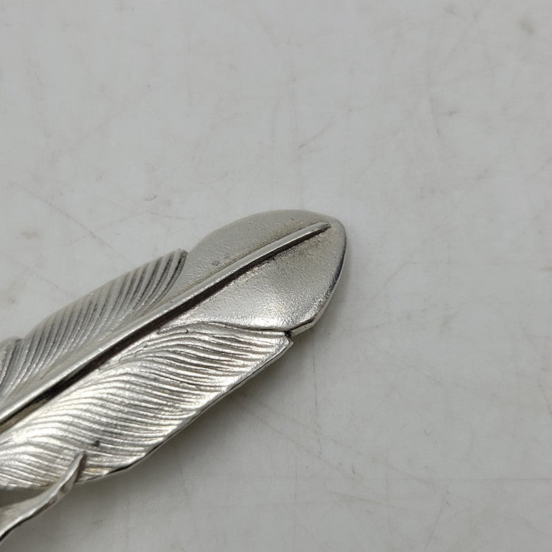 【中古品】【メンズ/レディース】 THE BINGO BROTHERS ビンゴブラザーズ 925 FEATHER TOP フェザー トップ アクセサリー 191-260916-ya-15-izu カラー：シルバー 万代Net店