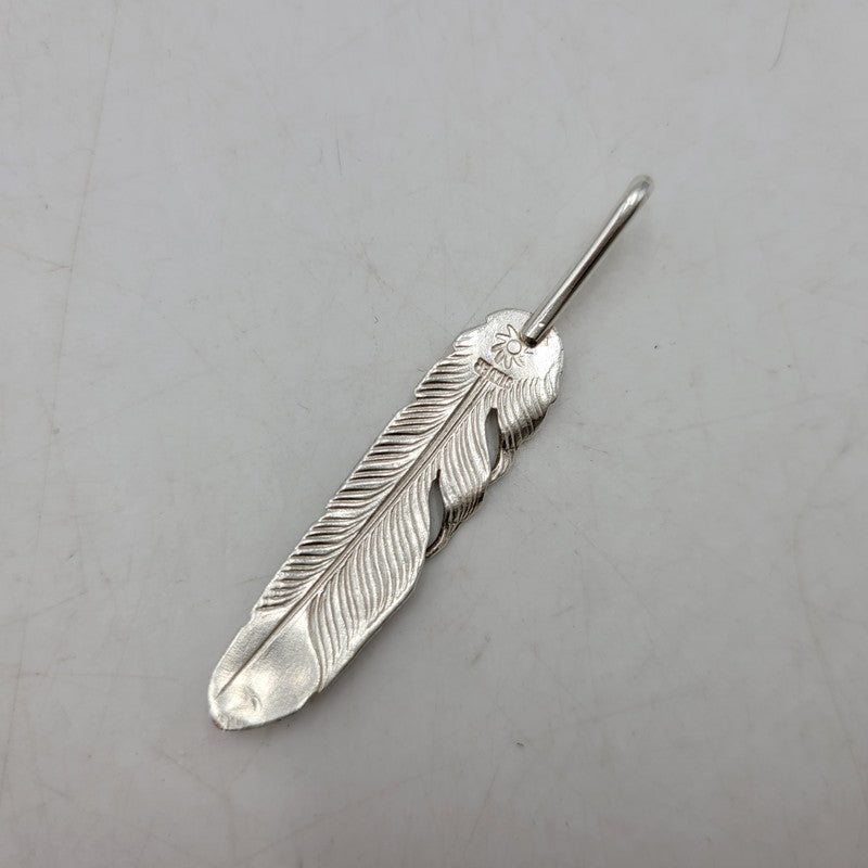 【中古品】【メンズ/レディース】 THE BINGO BROTHERS ビンゴブラザーズ 925 FEATHER TOP フェザー トップ アクセサリー 191-260916-ya-15-izu カラー：シルバー 万代Net店