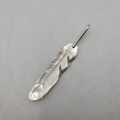 【中古品】【メンズ/レディース】 THE BINGO BROTHERS ビンゴブラザーズ 925 FEATHER TOP フェザー トップ アクセサリー 191-260916-ya-15-izu カラー：シルバー 万代Net店