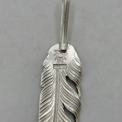 【中古品】【メンズ/レディース】 THE BINGO BROTHERS ビンゴブラザーズ 925 FEATHER TOP フェザー トップ アクセサリー 191-260916-ya-15-izu カラー：シルバー 万代Net店