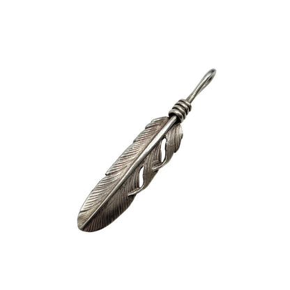 【中古品】【メンズ/レディース】 THE BINGO BROTHERS ビンゴブラザーズ 925 FEATHER TOP フェザー トップ アクセサリー 191-260916-ya-16-izu カラー：シルバー 万代Net店