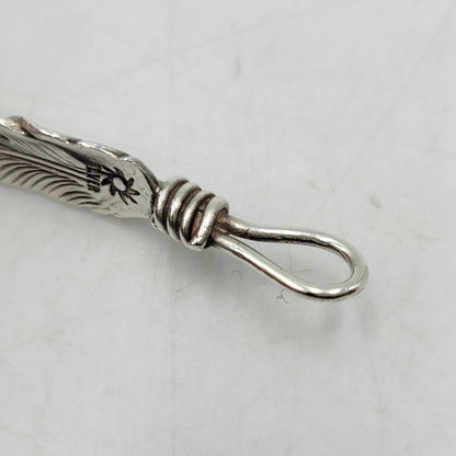 【中古品】【メンズ/レディース】 THE BINGO BROTHERS ビンゴブラザーズ 925 FEATHER TOP フェザー トップ アクセサリー 191-260916-ya-16-izu カラー：シルバー 万代Net店
