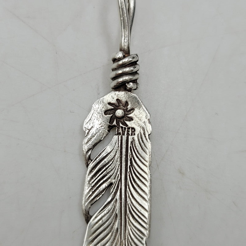 【中古品】【メンズ/レディース】 THE BINGO BROTHERS ビンゴブラザーズ 925 FEATHER TOP フェザー トップ アクセサリー 191-260916-ya-16-izu カラー：シルバー 万代Net店