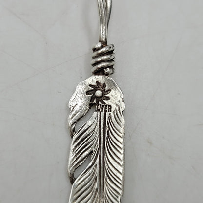 【中古品】【メンズ/レディース】 THE BINGO BROTHERS ビンゴブラザーズ 925 FEATHER TOP フェザー トップ アクセサリー 191-260916-ya-16-izu カラー：シルバー 万代Net店