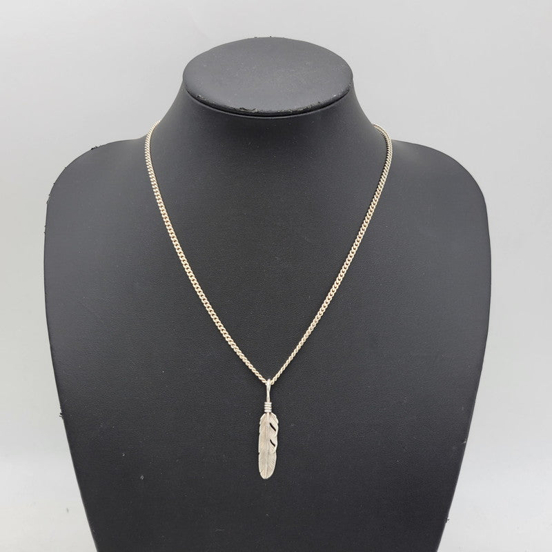 【中古品】【メンズ/レディース】 THE BINGO BROTHERS ビンゴブラザーズ 925 FEATHER TOP フェザー トップ アクセサリー 191-260916-ya-16-izu カラー：シルバー 万代Net店