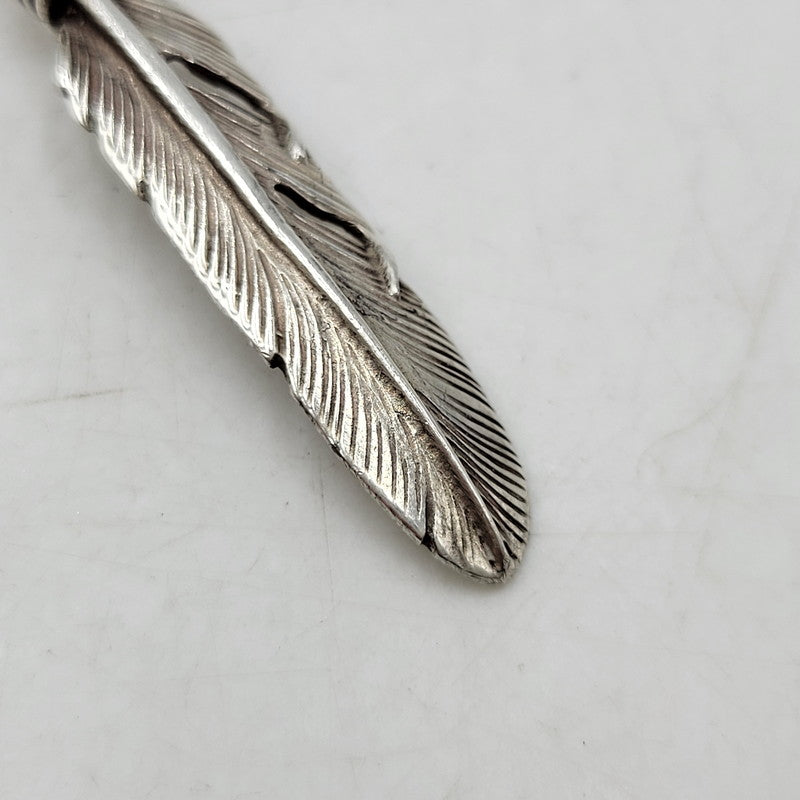 【中古品】【メンズ/レディース】 THE BINGO BROTHERS ビンゴブラザーズ 925 FEATHER TOP フェザー トップ アクセサリー 191-260916-ya-16-izu カラー：シルバー 万代Net店