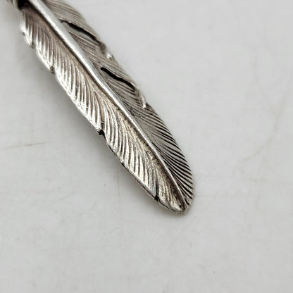 【中古品】【メンズ/レディース】 THE BINGO BROTHERS ビンゴブラザーズ 925 FEATHER TOP フェザー トップ アクセサリー 191-260916-ya-16-izu カラー：シルバー 万代Net店