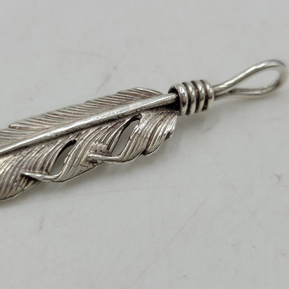 【中古品】【メンズ/レディース】 THE BINGO BROTHERS ビンゴブラザーズ 925 FEATHER TOP フェザー トップ アクセサリー 191-260916-ya-16-izu カラー：シルバー 万代Net店