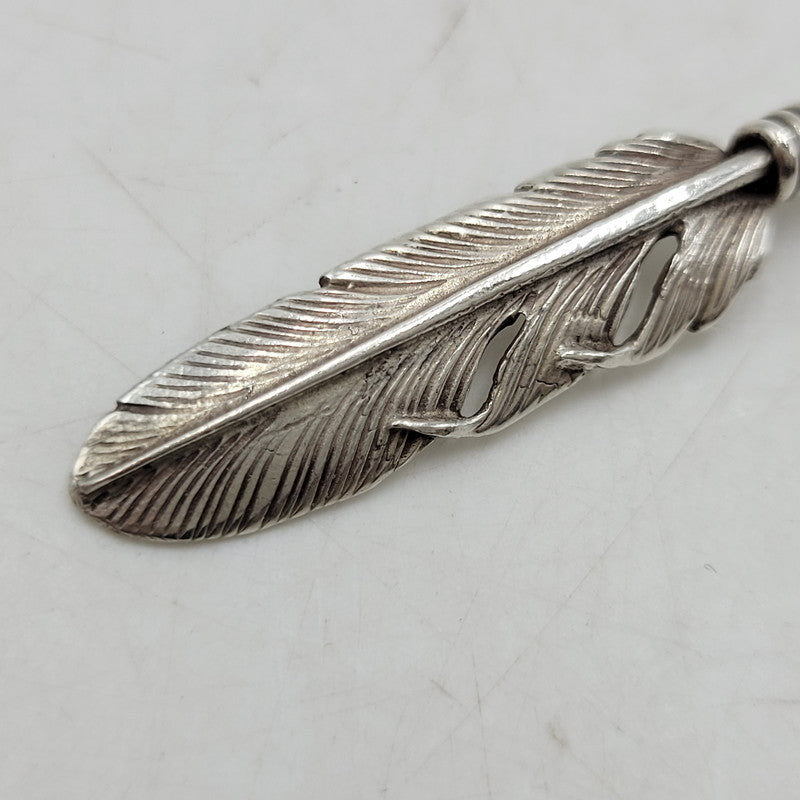 【中古品】【メンズ/レディース】 THE BINGO BROTHERS ビンゴブラザーズ 925 FEATHER TOP フェザー トップ アクセサリー 191-260916-ya-16-izu カラー：シルバー 万代Net店