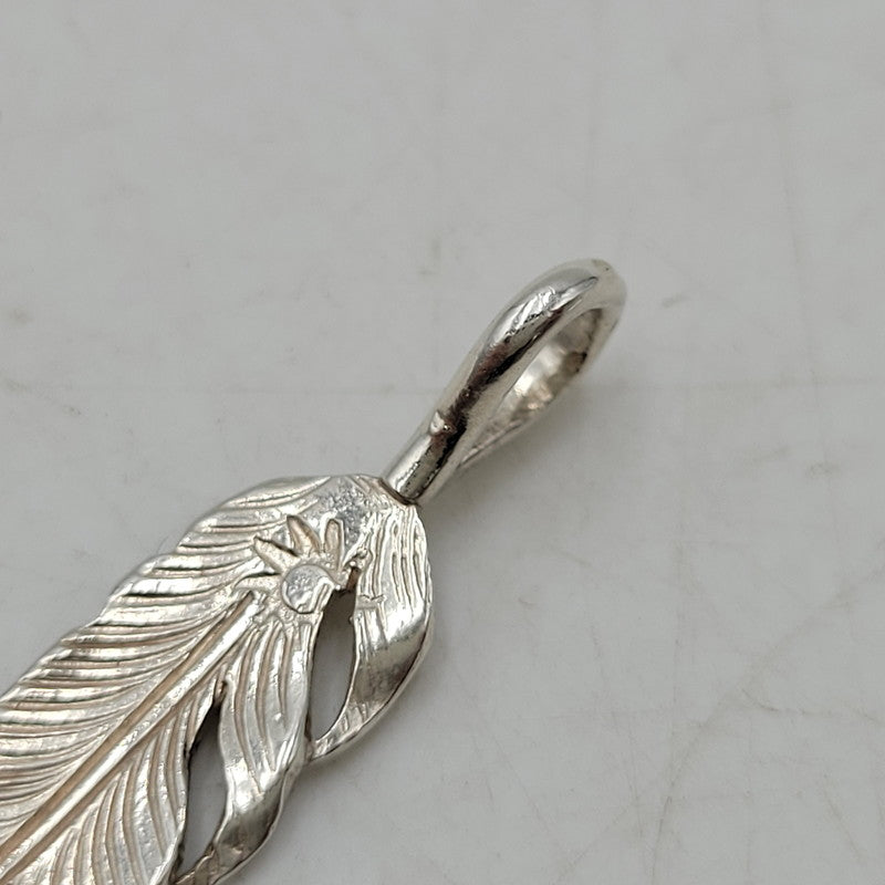【中古品】【メンズ/レディース】 THE BINGO BROTHERS ビンゴブラザーズ FEATHER TOP フェザートップ アクセサリー 191-260920-as-11-izu カラー：シルバー 万代Net店