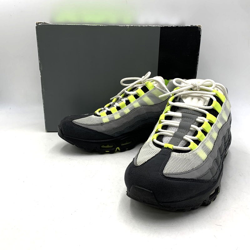 【中古品】【メンズ】 NIKE ナイキ CT1689-001 AIR MAX 95 OG エア マックス オリジナル スニーカー シューズ 靴 160-260915-cs-14-izu サイズ：27.5cm カラー：BLACK/NEON YELLOW-LT GRAPHITE 万代Net店