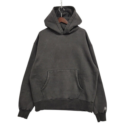 【中古品】【メンズ】 HAIGHT ヘイト HA-25FW-025 PIGMENT DYED PLAIN HOODIE ピグメント ダイド プレーン フーディー トップス 長袖 142-260916-ya-03-izu サイズ：L カラー：チャコール 万代Net店