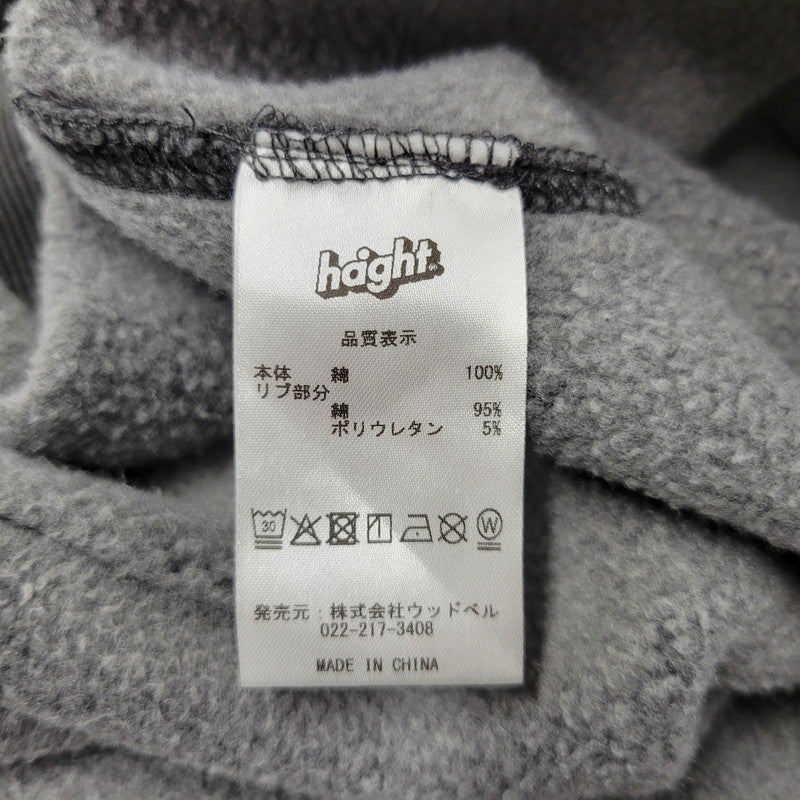 【中古品】【メンズ】 HAIGHT ヘイト HA-25FW-025 PIGMENT DYED PLAIN HOODIE ピグメント ダイド プレーン フーディー トップス 長袖 142-260916-ya-03-izu サイズ：L カラー：チャコール 万代Net店