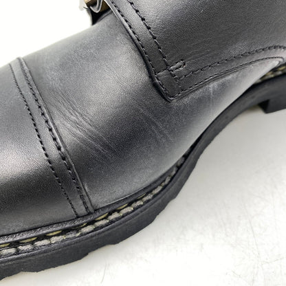 【中古品】【メンズ】 Paraboot パラブーツ 981412 WILLIAM DOUBLE MONK STRAP SHOES ウィリアム ダブルモンクストラップ シューズ 靴 164-260916-ay-05-izu サイズ：8.5 カラー：ブラック 万代Net店