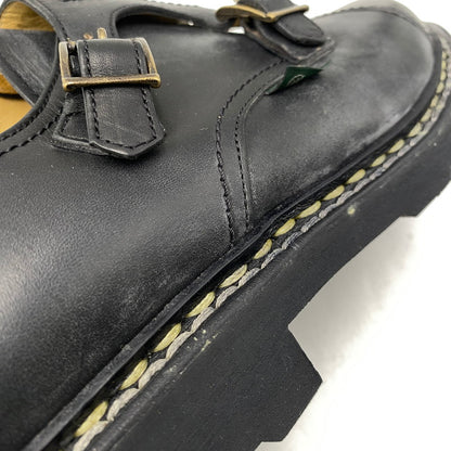 【中古品】【メンズ】 Paraboot パラブーツ 981412 WILLIAM DOUBLE MONK STRAP SHOES ウィリアム ダブルモンクストラップ シューズ 靴 164-260916-ay-05-izu サイズ：8.5 カラー：ブラック 万代Net店