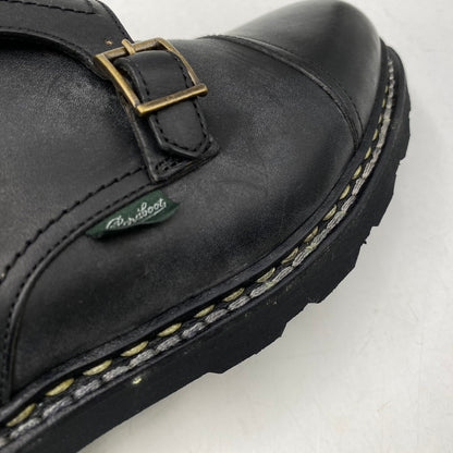 【中古品】【メンズ】 Paraboot パラブーツ 981412 WILLIAM DOUBLE MONK STRAP SHOES ウィリアム ダブルモンクストラップ シューズ 靴 164-260916-ay-05-izu サイズ：8.5 カラー：ブラック 万代Net店