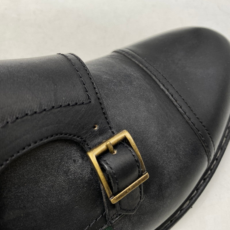 【中古品】【メンズ】 Paraboot パラブーツ 981412 WILLIAM DOUBLE MONK STRAP SHOES ウィリアム ダブルモンクストラップ シューズ 靴 164-260916-ay-05-izu サイズ：8.5 カラー：ブラック 万代Net店