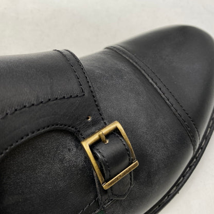 【中古品】【メンズ】 Paraboot パラブーツ 981412 WILLIAM DOUBLE MONK STRAP SHOES ウィリアム ダブルモンクストラップ シューズ 靴 164-260916-ay-05-izu サイズ：8.5 カラー：ブラック 万代Net店