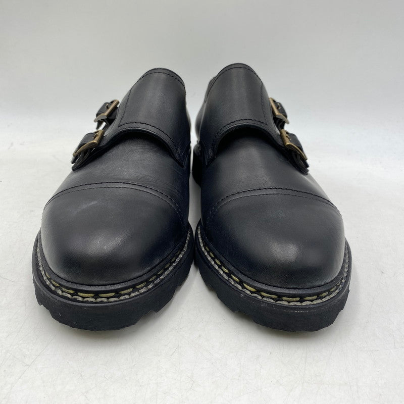 【中古品】【メンズ】 Paraboot パラブーツ 981412 WILLIAM DOUBLE MONK STRAP SHOES ウィリアム ダブルモンクストラップ シューズ 靴 164-260916-ay-05-izu サイズ：8.5 カラー：ブラック 万代Net店