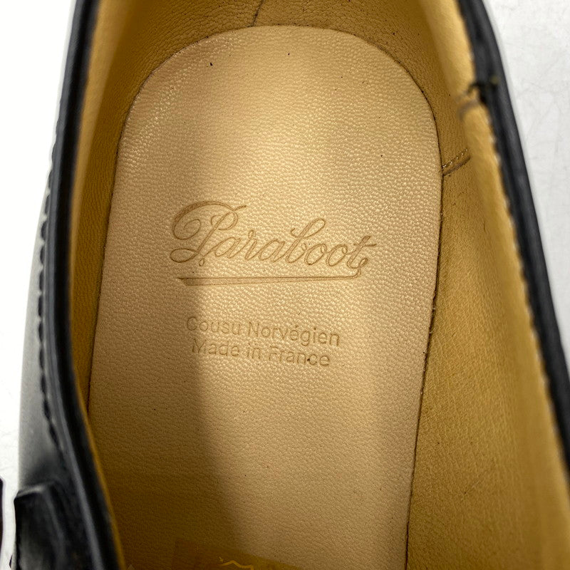 【中古品】【メンズ】 Paraboot パラブーツ 981412 WILLIAM DOUBLE MONK STRAP SHOES ウィリアム ダブルモンクストラップ シューズ 靴 164-260916-ay-05-izu サイズ：8.5 カラー：ブラック 万代Net店