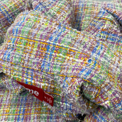 【中古品】【メンズ】 SUPREME シュプリーム BOUCLE ZIPUP SHIRT ブークレ ジップアップ シャツ トップス 長袖 149-260915-ya-07-izu サイズ：M カラー：マルチ 万代Net店