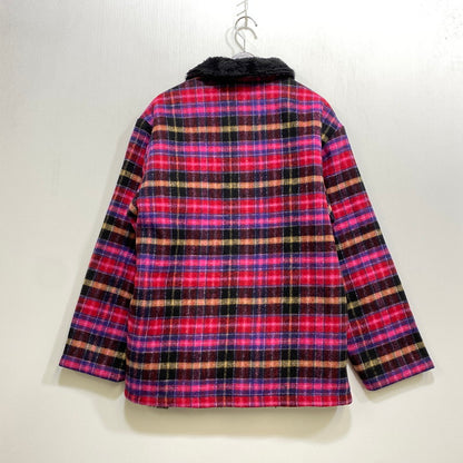 【中古品】【メンズ】 SUPREME シュプリーム 25FW PLAID CAR COAT プラッド カーコート アウター 149-260915-ya-05-izu サイズ：M カラー：ピンク系 万代Net店