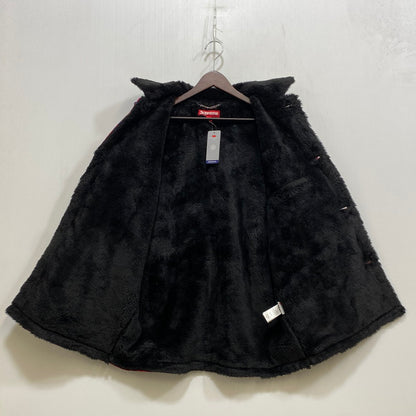 【中古品】【メンズ】 SUPREME シュプリーム 25FW PLAID CAR COAT プラッド カーコート アウター 149-260915-ya-05-izu サイズ：M カラー：ピンク系 万代Net店