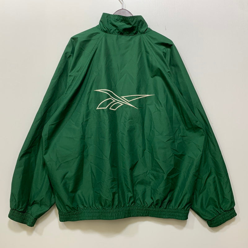 【中古品】【メンズ】 REEBOK リーボック 台湾製 NYLON JACKET ナイロン ジャケット アウター 146-260922-ya-10-izu サイズ：XL カラー：グリーン 万代Net店