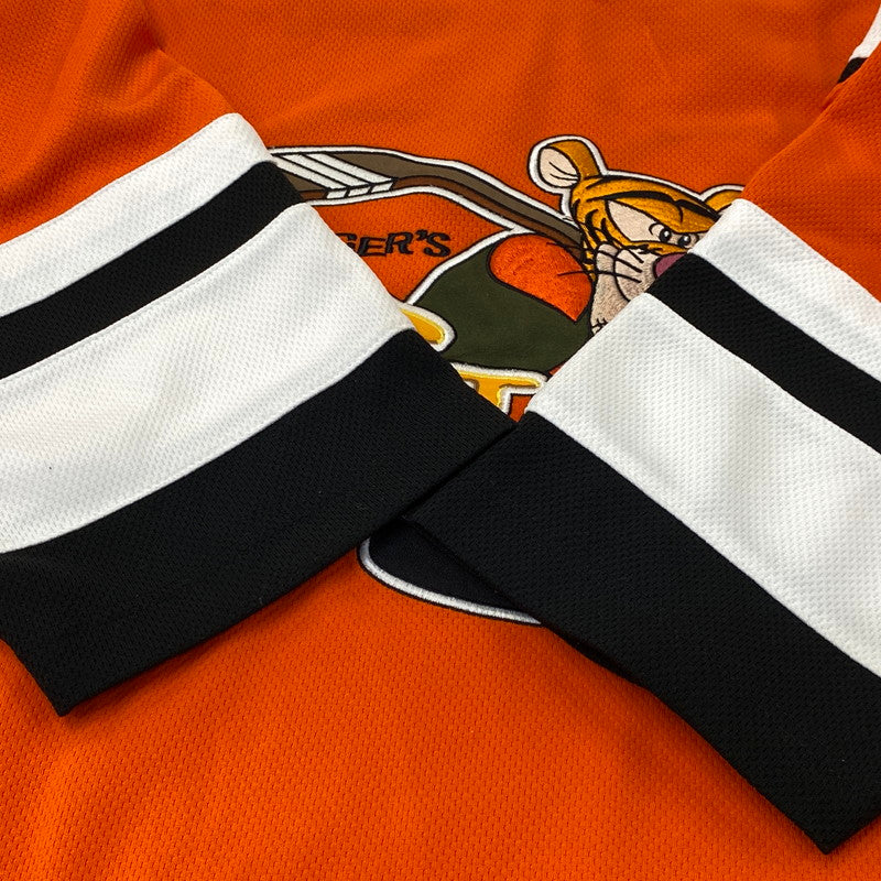 【中古品】【メンズ】 DISNEY ディズニー タイ製 TIGGER'S HOCKEY SHIRT ティガーズ ホッケー シャツ トップス 長袖 146-260915-ya-14-izu サイズ：XL カラー：オレンジ 万代Net店