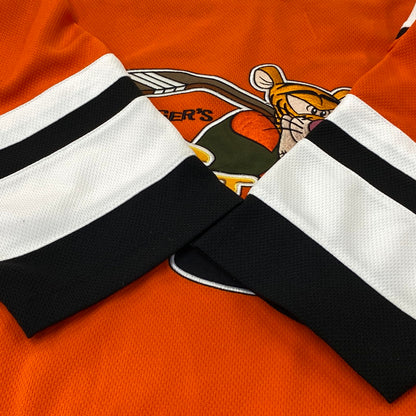 【中古品】【メンズ】 DISNEY ディズニー タイ製 TIGGER'S HOCKEY SHIRT ティガーズ ホッケー シャツ トップス 長袖 146-260915-ya-14-izu サイズ：XL カラー：オレンジ 万代Net店