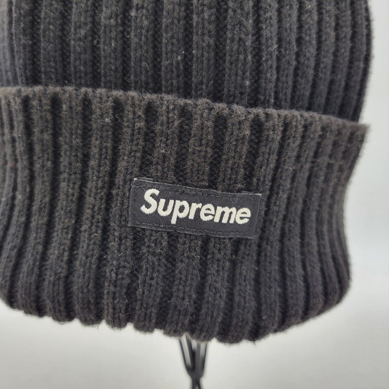 【中古品】【メンズ/レディース】 Supreme シュプリーム OVERDYED BEANIE オーバーダイ ビーニー ニット帽 帽子 185-260920-as-19-izu サイズ：F カラー：ブラック 万代Net店