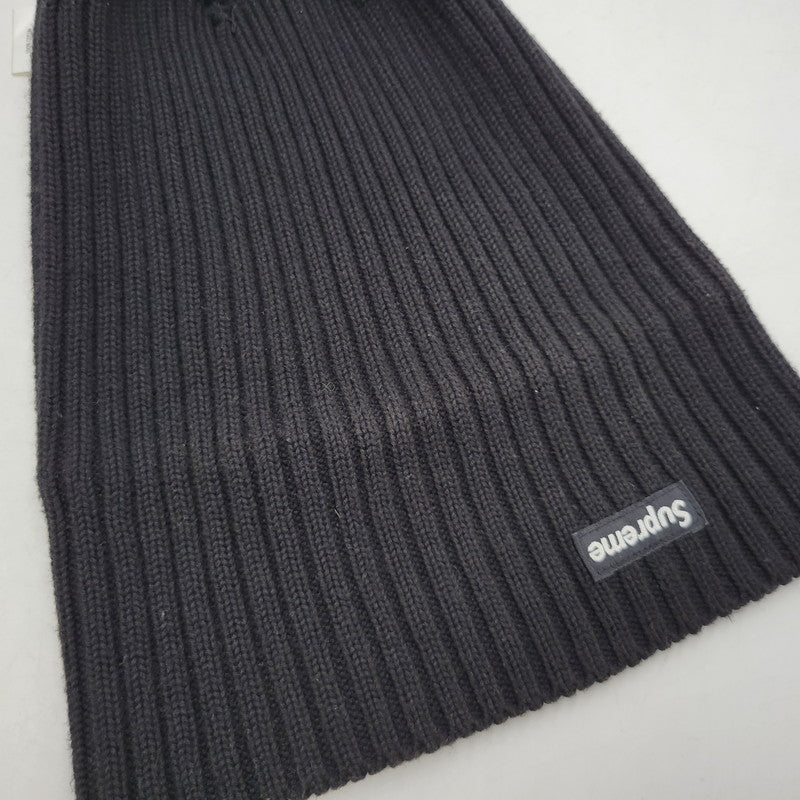 【中古品】【メンズ/レディース】 Supreme シュプリーム OVERDYED BEANIE オーバーダイ ビーニー ニット帽 帽子 185-260920-as-19-izu サイズ：F カラー：ブラック 万代Net店