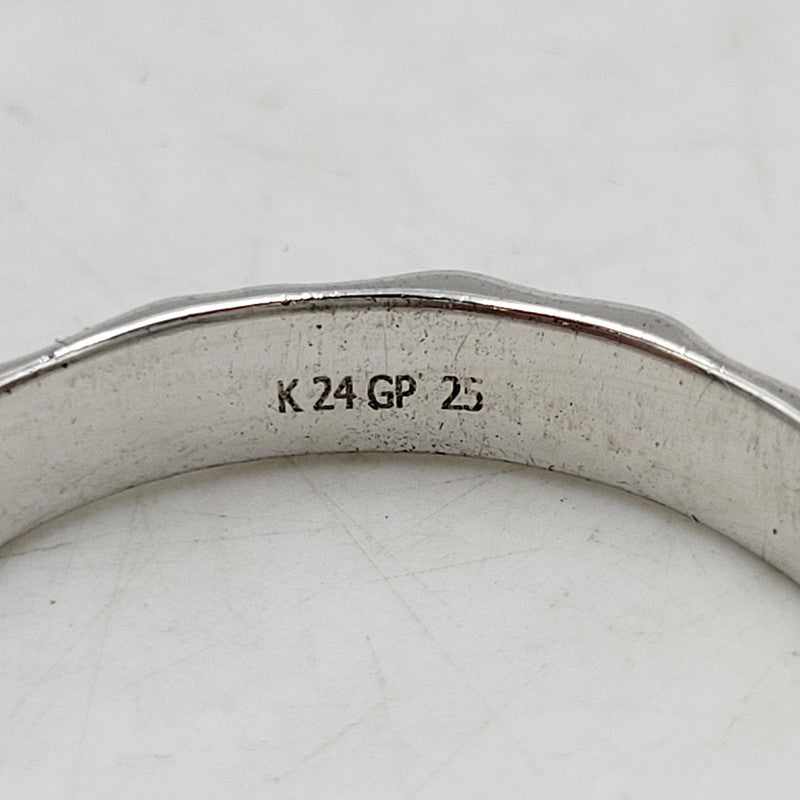【中古品】【メンズ】 SAAD サード 925 K24 GP たたき SUNSYMBOL RING サンシンボル リング アクセサリー 191-260916-ya-17-izu サイズ：25号 カラー：シルバー 万代Net店