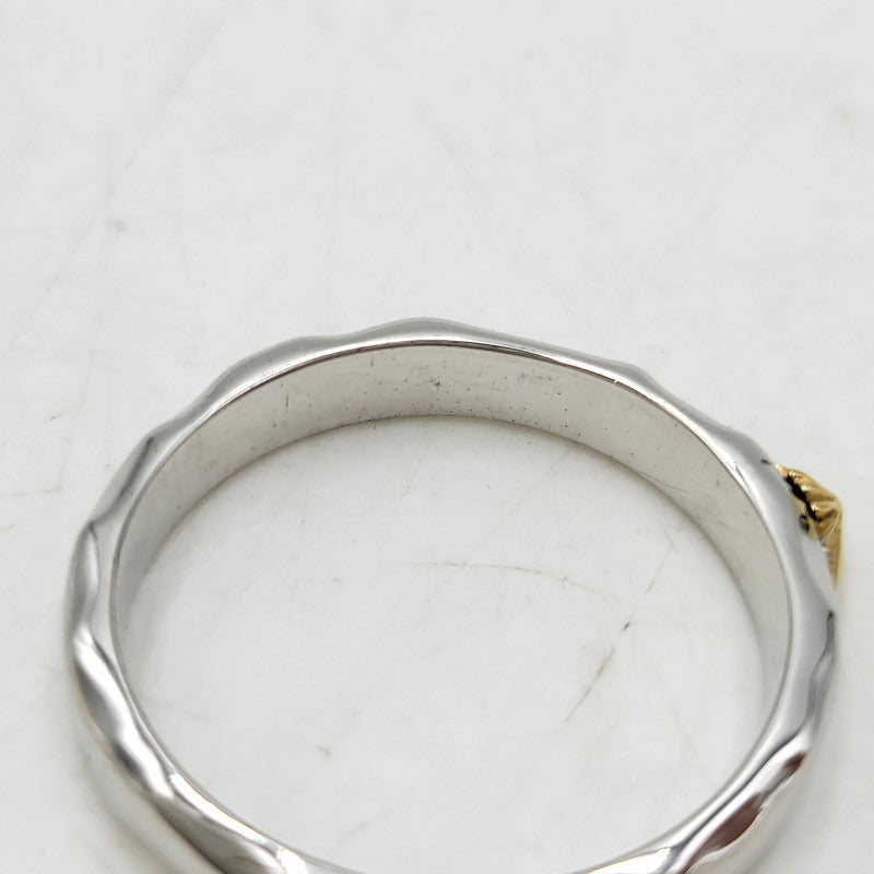 【中古品】【メンズ】 SAAD サード 925 K24 GP たたき SUNSYMBOL RING サンシンボル リング アクセサリー 191-260916-ya-17-izu サイズ：25号 カラー：シルバー 万代Net店