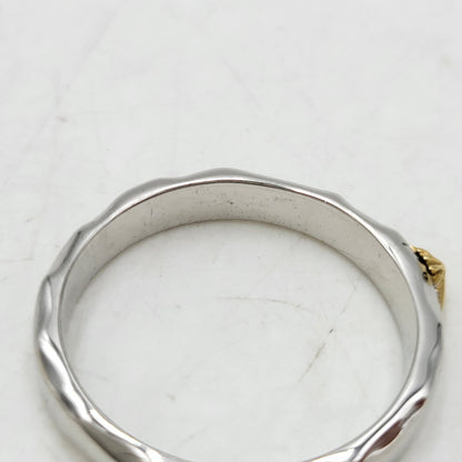 【中古品】【メンズ】 SAAD サード 925 K24 GP たたき SUNSYMBOL RING サンシンボル リング アクセサリー 191-260916-ya-17-izu サイズ：25号 カラー：シルバー 万代Net店